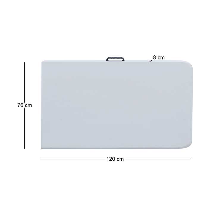 Τραπέζι catering - συνεδρίου Capri πτυσσόμενο - βαλίτσα χρώμα λευκό του πάγου 240x76x74εκ.