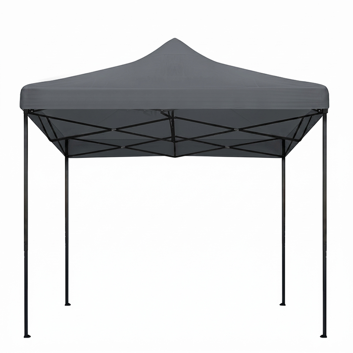Κιόσκι - Gazebo Bari πτυσσόμενο μεταλλικός σκελετός - αδιάβροχο ύφασμα χρώμα γκρι 3x3x3,10m.