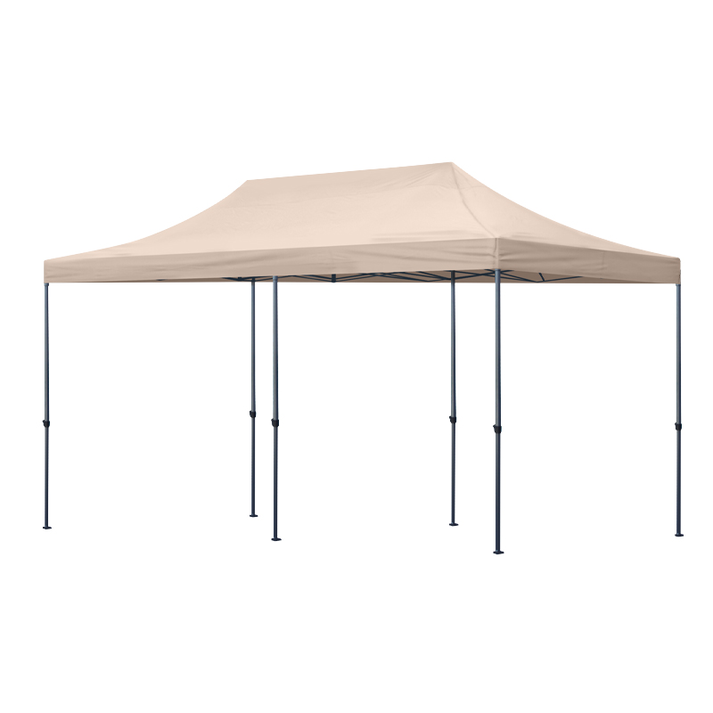 Κιόσκι - Gazebo Bari πτυσσόμενο μεταλλικός σκελετός - αδιάβροχο ύφασμα χρώμα της άμμου 3x6x3,27m.