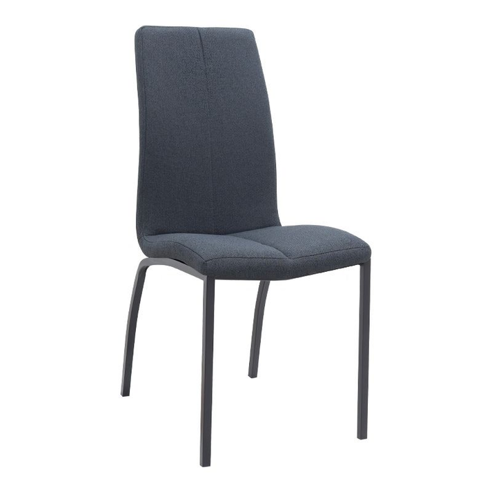 Σετ τραπεζαρία 5τμχ Darlen - Fina χρώμα λευκό εφέ μαρμάρου - ανθρακί 125x72x74εκ.