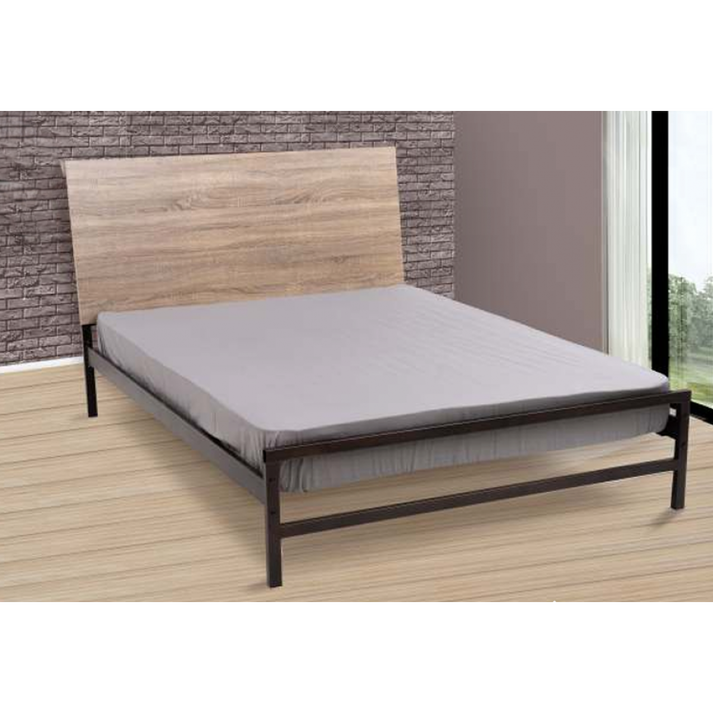 Ιφιγένεια Κρεβάτι Μεταλλικό με ξύλινη πλάτη 90/110/140/150/160