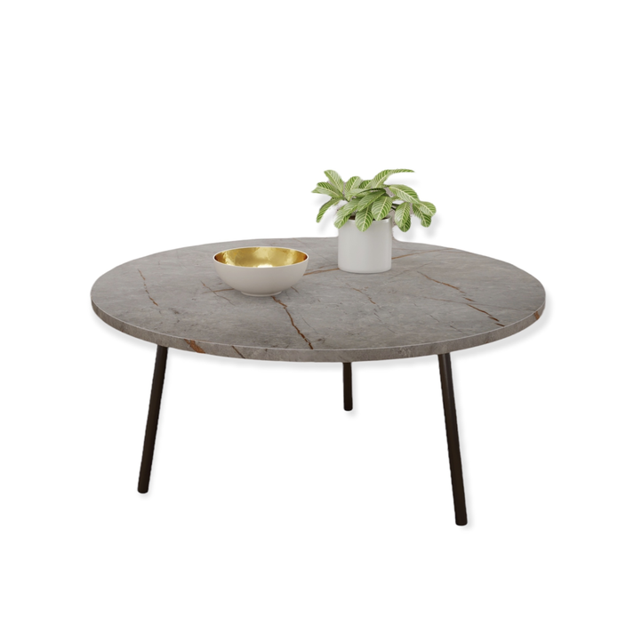Τραπεζάκι ελληνικής κατασκευής BASE Φ80*40Υ  Copper marble