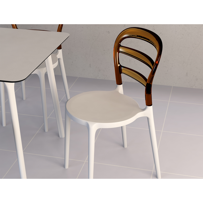 BIBI WHITE/AMBER TRANSP.ΚΑΡΕΚΛΑ