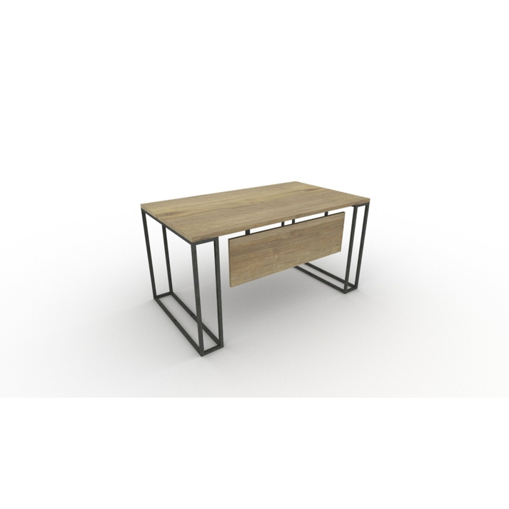 ΓΡΑΦΕΙΟ  ΜΕ ΜΕΤΑΛΛΙΚΑ ΠΟΔΙΑ  ΜΕΛΑΜΙΝΗ ΕΛΛΗΝΙΚΗΣ ΚΑΤΑΣΚΕΥΗΣ IRON LNA 140*80*75