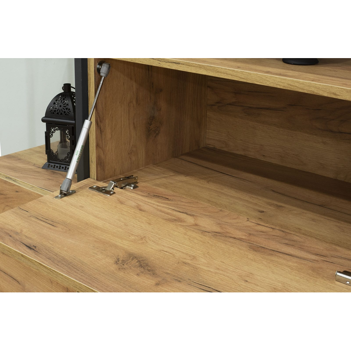 Βιβλιοθήκη IRON Ελληνικής Κατασκευής LNA 116x40x201cm