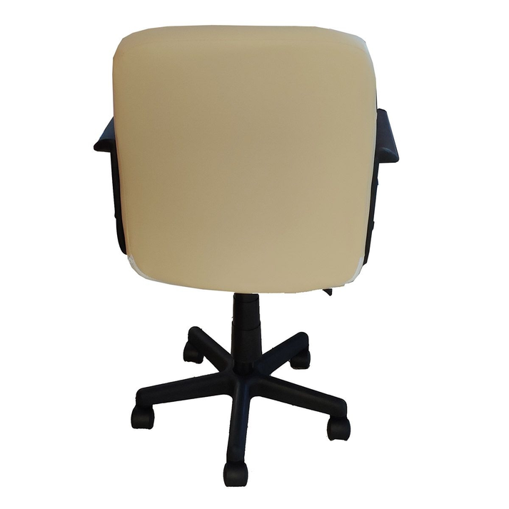 Καρέκλα Γραφείου ABA Μπεζ PVC 53x49x85-97cm