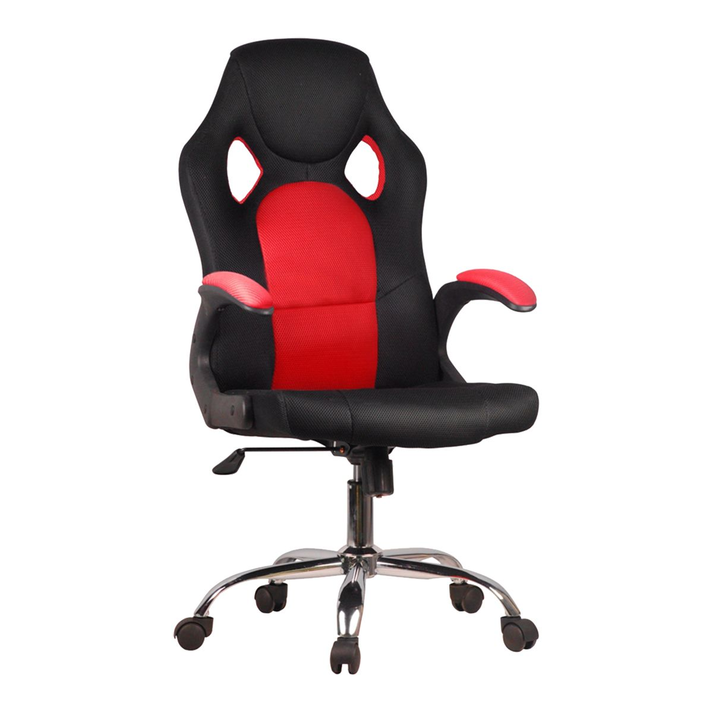 Καρέκλα Γραφείου Gaming IAXH Κόκκινο/Μαύρο Mesh 60x69x110-118cm