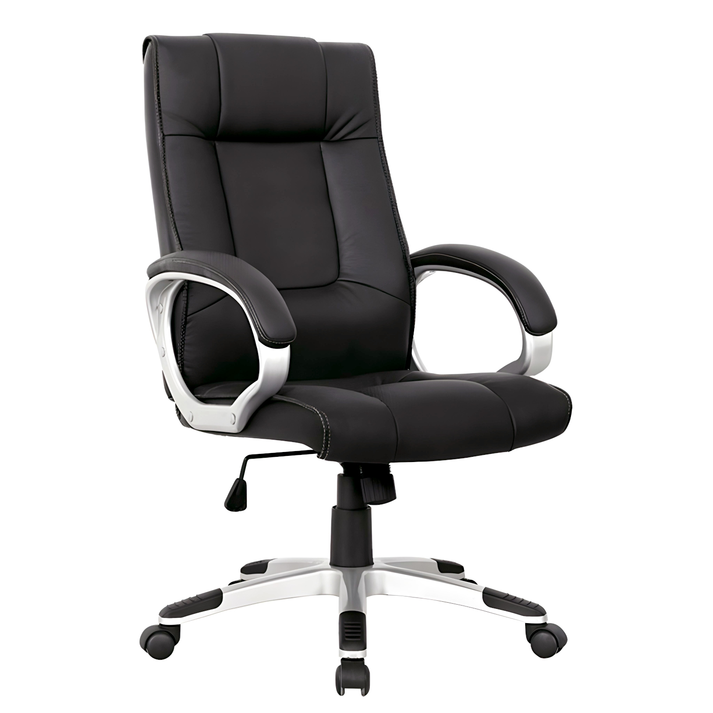 Καρέκλα Γραφείου ΡHNH Μαύρο PU 61.5x69x109-117cm