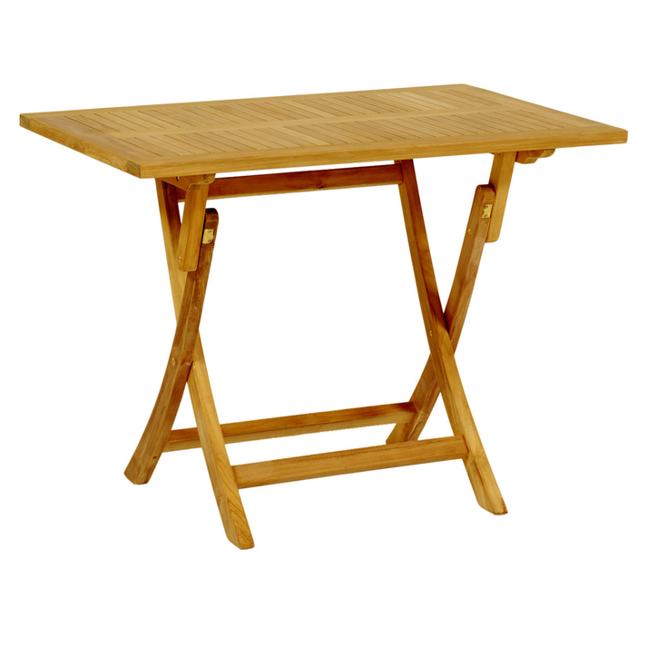 KENT ΤΡΑΠΕΖΙ ΠΤΥΣ/ΝΟ ΑΠΟ ΞΥΛΟ TEAK 130Χ90X75cm