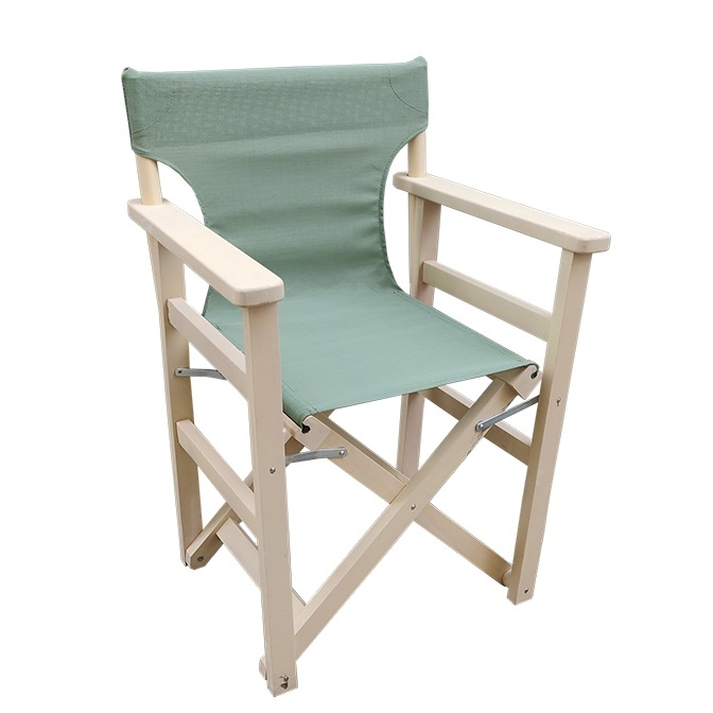 Πτυσσόμενη Πολυθρόνα Σκηνοθέτη Οξιά / Διάτρητο PVC 57.5x51xH87.5cm