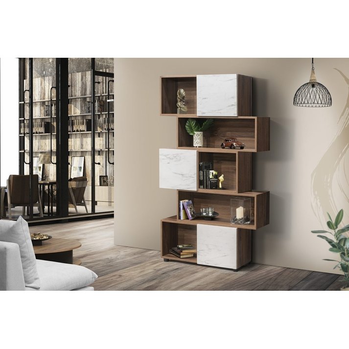 Βιβλιοθήκη LIBRE Ελληνικής Κατασκευής LNA 110x33,8x190cm