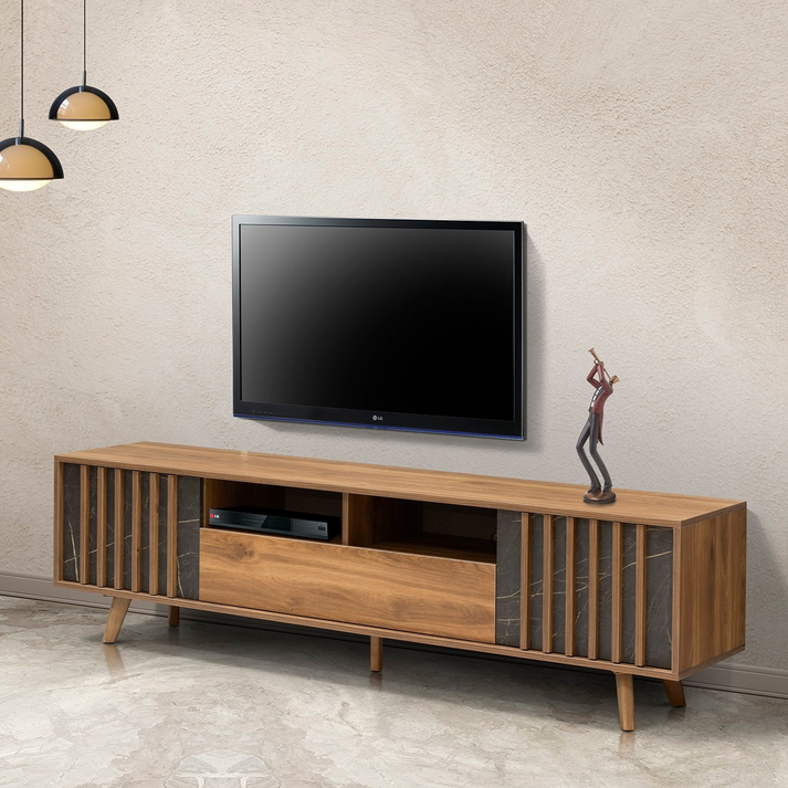 Έπιπλο TV RETRO Ελληνικής Κατασκευής LNA 220x45x55cm