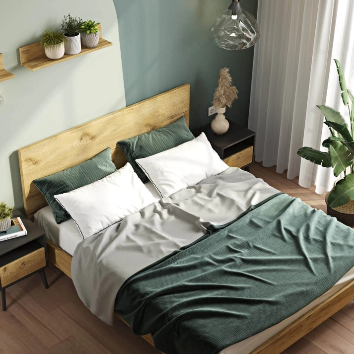 LOFT 8 Κρεβάτι Ελληνικής Κατασκευής 170x210xH102cm (Για Στρώμα 160x200)