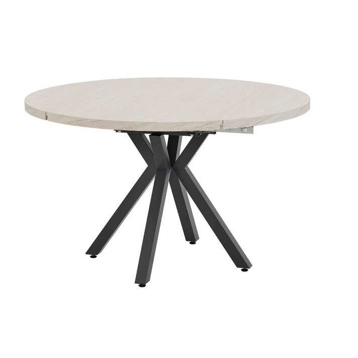 Trevi Τραπέζι Στρογγυλό Ανοιγόμενο  Φ125x75+50x75cm