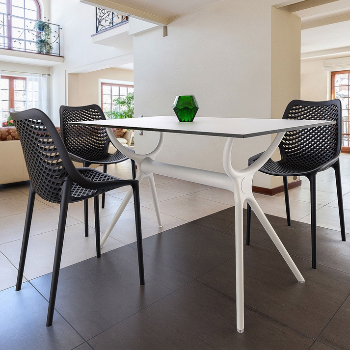 AIR ΤΡΑΠΕΖΙ 180Χ90Χ74εκ. WHITE LAMINATE 12mm