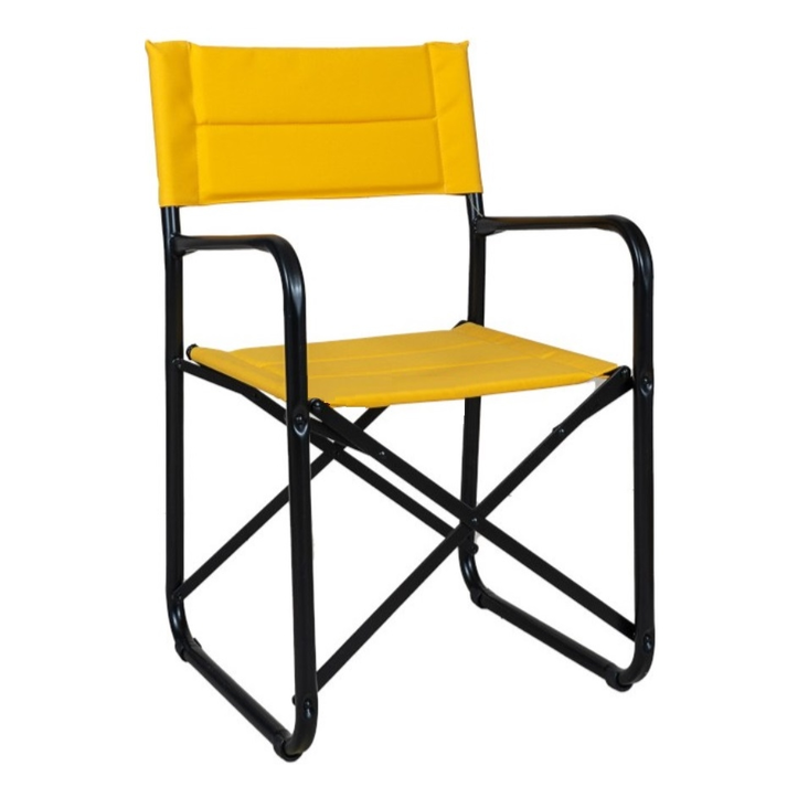 Μεταλλική Πολυθρόνα Σκηνοθέτη Ελληνικής Κατασκευής με Ύφασμα Επιλογής