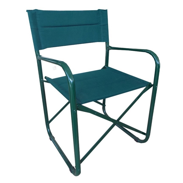 Μεταλλική Πολυθρόνα Σκηνοθέτη Ελληνικής Κατασκευής με Ύφασμα Επιλογής