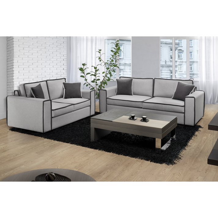 Elite Διθέσιος 175x90cm + Τριθέσιος 225x90cm Γαλλική Ραφή (Ρέλια)