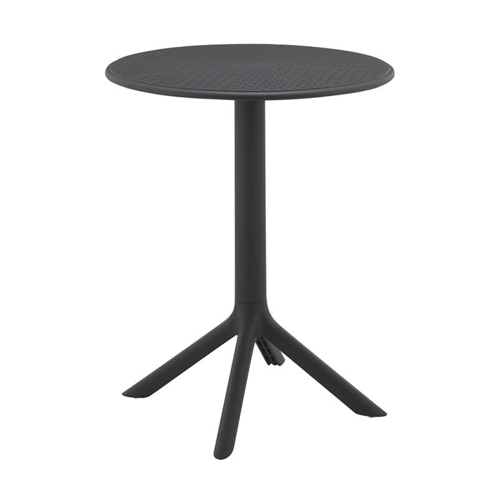 MODA-H Τραπέζι Κήπου - Βεράντας, PP - UV Protection, Απόχρωση Ανθρακί