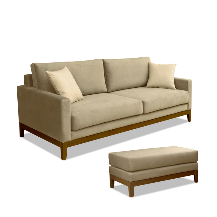 Μύκονος Τριθέσιος Καναπές 225x90cm