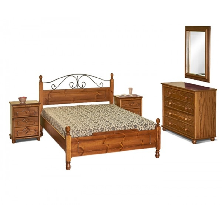 ΚΡΕΒΑΤΙ ΣΟΥΗΔΙΚΟ ΞΥΛΟ 90/110/140/150/160 XND BED No3 