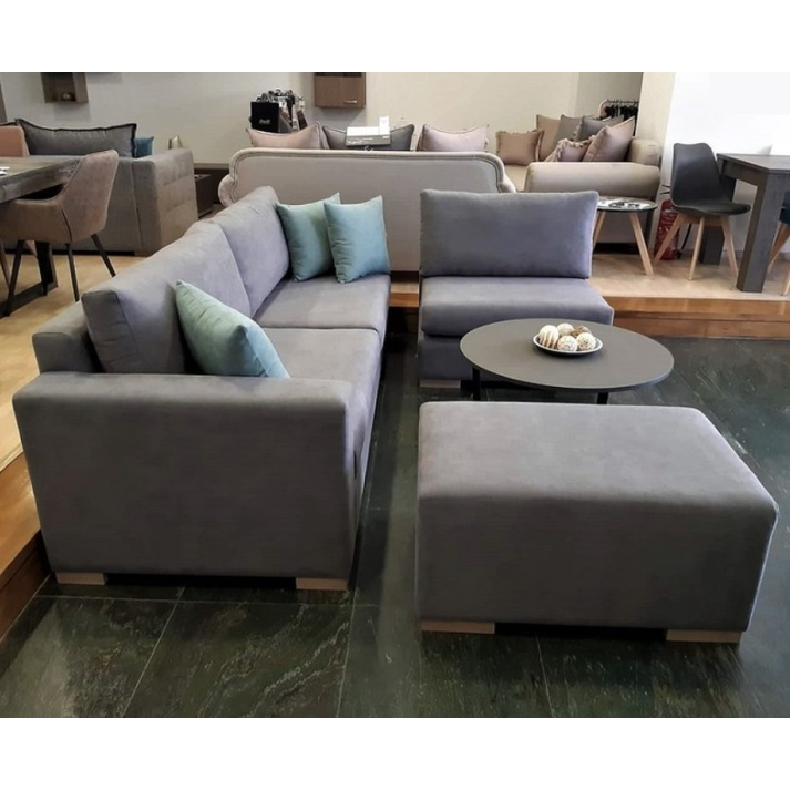 Νάξος Πολυμορφικός Καναπές Γωνία 240x180+60x95cm