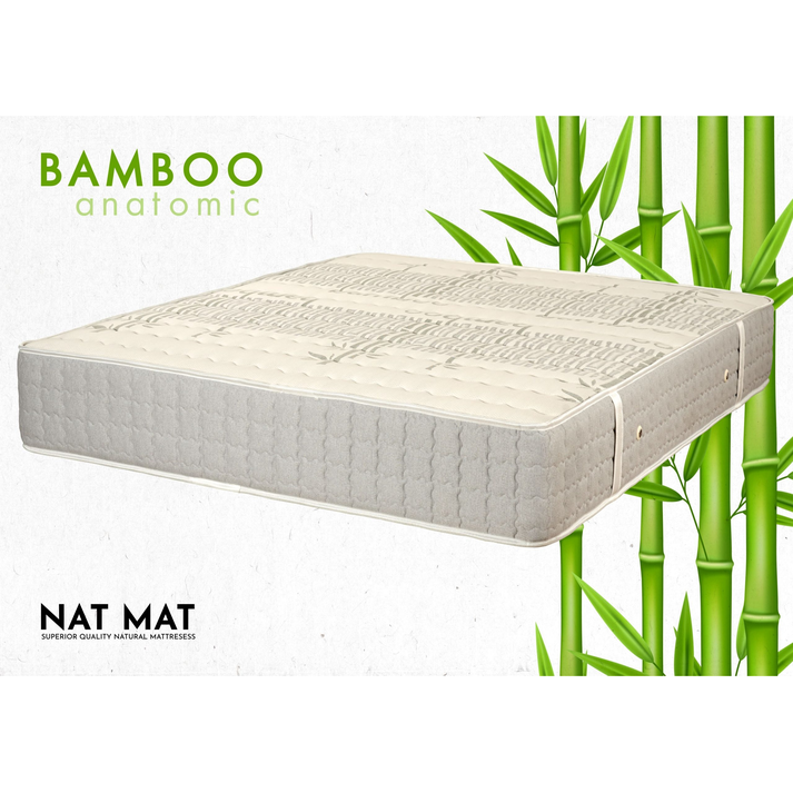 KS Strom Στρώμα Natural Bamboo Anatomic 90/100/110/120/130/140/150/160/170/180X200Χ30εκ.