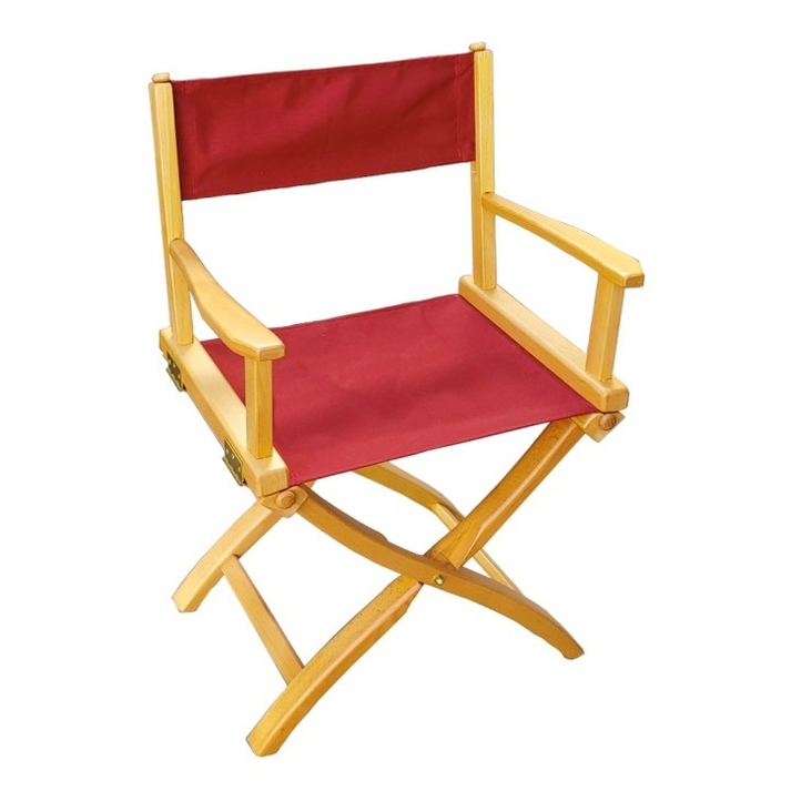 Ναυτική Πολυθρόνα Σκηνοθέτη Ελληνικής Κατασκευής Οξιά / Ύφασμα Επιλογής 59x45xH49/89cm