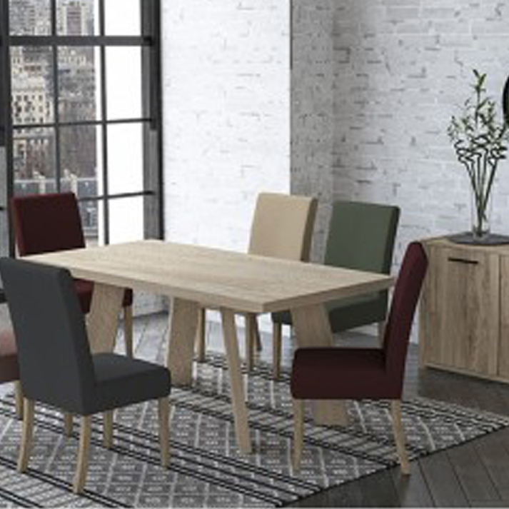 BONDI-CITY ΤΡΑΠΕΖΙ SONOMA ΣΚΟΥΡΟ 180x90x75