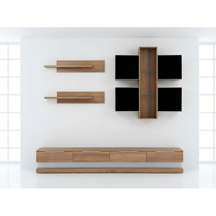 No129 Σύνθεση 240x44xH200cm