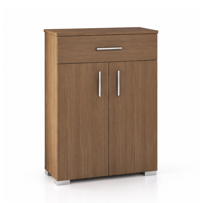 No20 Two-Door Shoe Cabinet with 1 Drawer 60x33x92cm