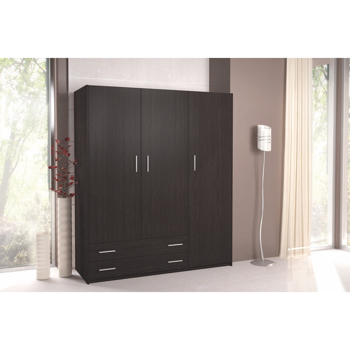 No28 Melamine Wardrobe - Color of Choice 150x60xH180cm