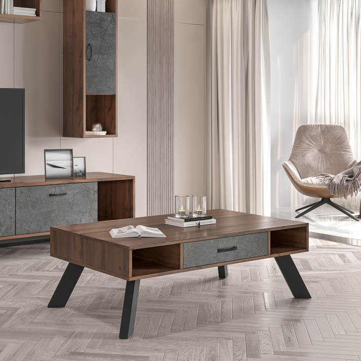 No33 Τραπεζάκι Σαλονιού 119x66.5xΗ41cm