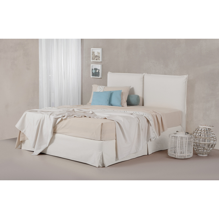 ΚΡΕΒΑΤΙ ΔΙΠΛΟ ΥΦΑΣΜΑ 90/110/140/150/160 NOTOS LINEA BED 