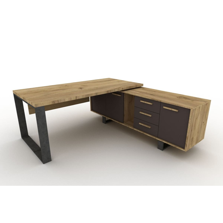 Διευθυντικό Γραφείο Γωνία Επαγγελματικό Ελληνικής Κατασκευής PLANET LNA 180/200x90x75