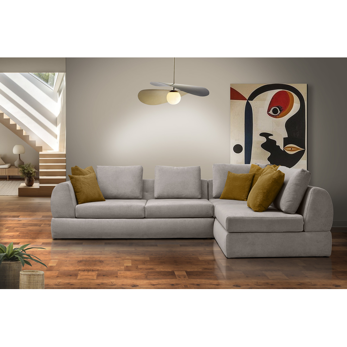 Pluton Καναπές Γωνία 290x105-220cm