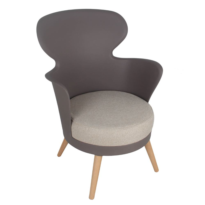 DORIS ΜΠΕΡΖΕΡΑ ΠΟΛΥΠΡΟΠΥΛΕΝΙΟ  ΑΝΟΙΧΤΟ TAUPE 61Χ62Χ84cm