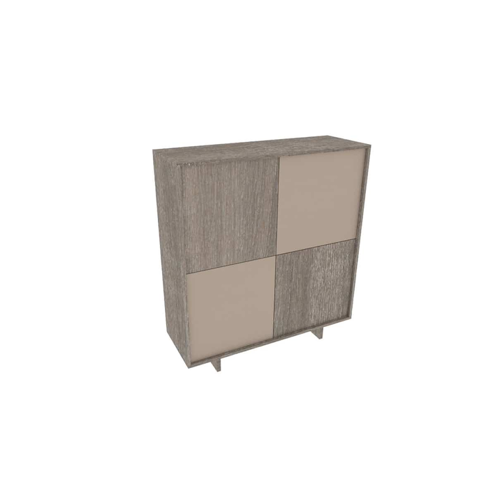 ΕΡΜΑΡΙΟ TENTER ΜΕ 4 ΠΟΡΤΕΣ ΞΥΛΙΝΟ ΜΕΛΑΜΙΝΗ ΕΛΛΗΝΙΚΗΣ ΚΑΤΑΣΚΕΥΗΣ 120x42x135cm LNA