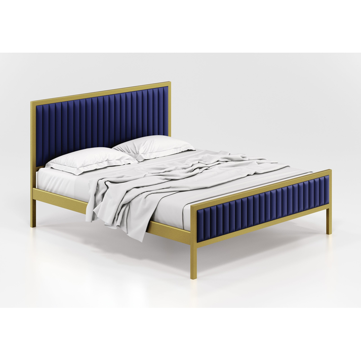 KPS/QUEEN BED EΛΛΗΝΙΚΗΣ ΚΑΤΑΣΚΕΥΗΣ ΜΕΤΑΛΛΟ&ΥΦΑΣΜΑ 150/160