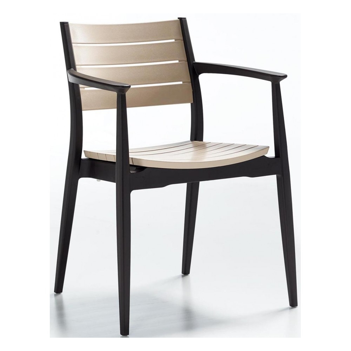 Regnum πολυθρόνα Σκούρο Καφέ 58x54x82cm