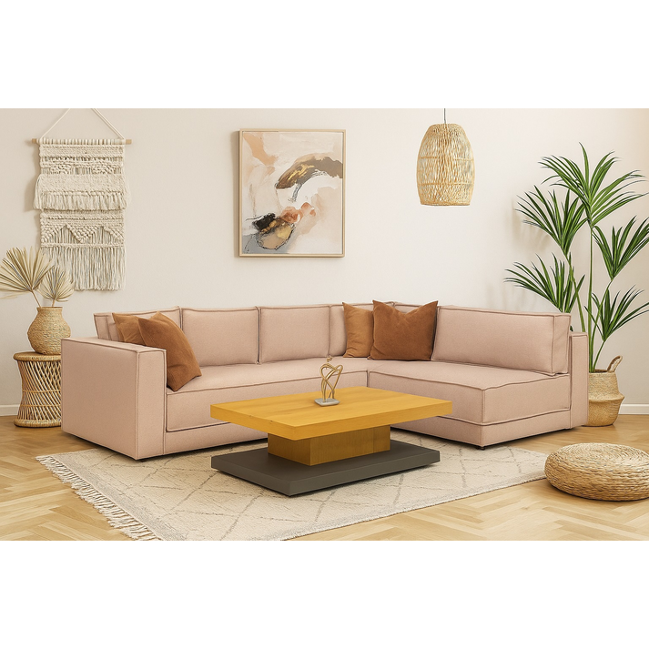 Riva Πολυμορφικός Καναπές Γωνία 280x105-210cm