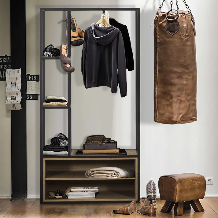 Rory Ανοιχτή Ντουλάπα 90x35xH180cm