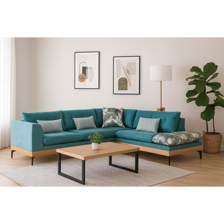 Rustic Καναπές Γωνία 300x95-240cm