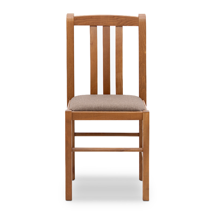 Σετ τραπεζαρίας Bergen 5 τμχ μασίφ ξύλο - MDF με επεκτεινόμενο τραπέζι 120/150x68x77εκ.