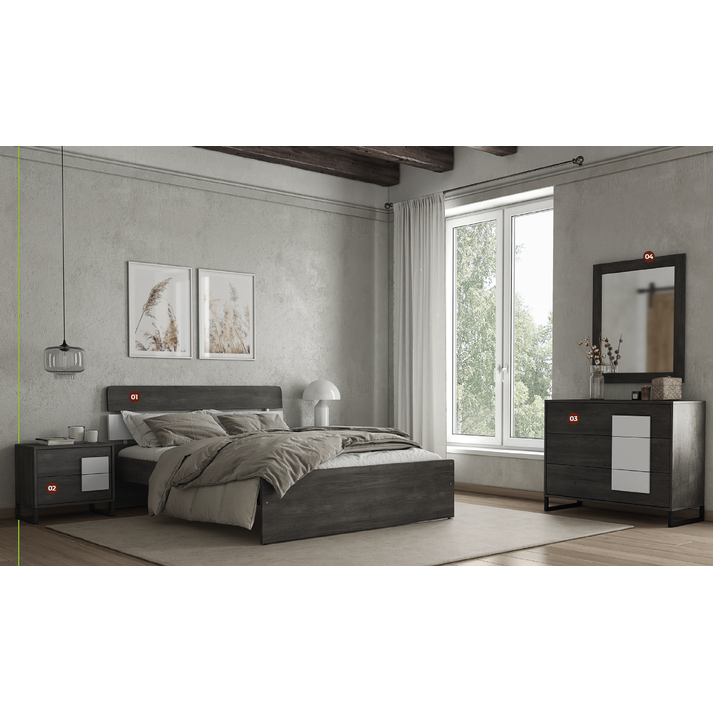 ΣΥΝΘΕΣΗ ΚΡΕΒΑΤΟΚΑΜΑΡΑΣ 5 ΤΕΜΑΧΙΑ ALN SIMPLE 150x200cm
