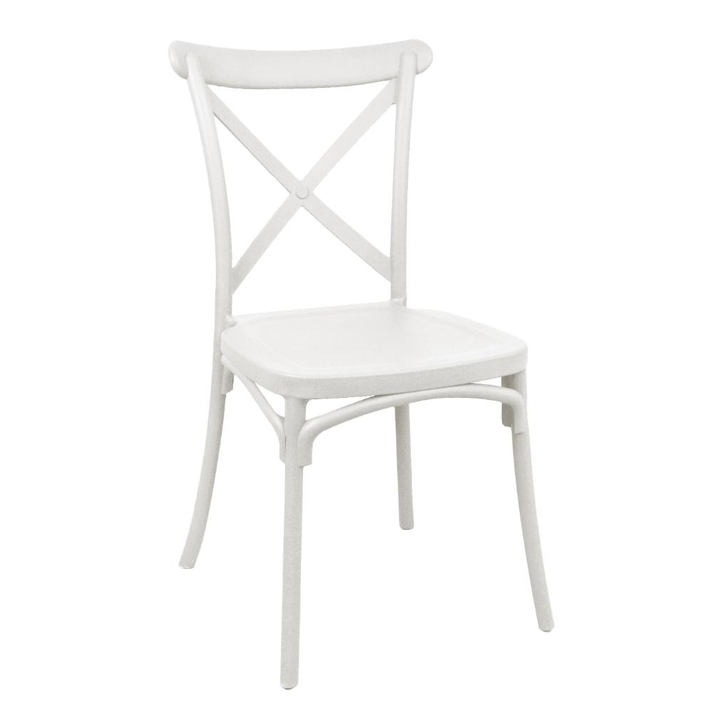 PIZA ΚΑΡΕΚΛΑ ΑΠΟ ΠΟΛΥΠΡΟΠΥΛΕΝΙΟ  ΛΕΥΚΗ 43x54x87,5cm.