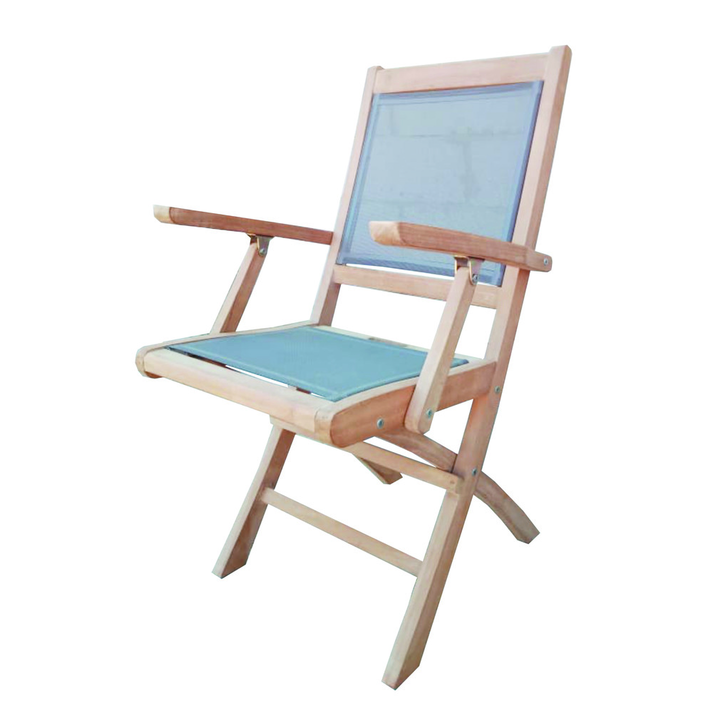 ELSA Πολυθρόνα Πτυσσόμενη Teak 61x55x93cm