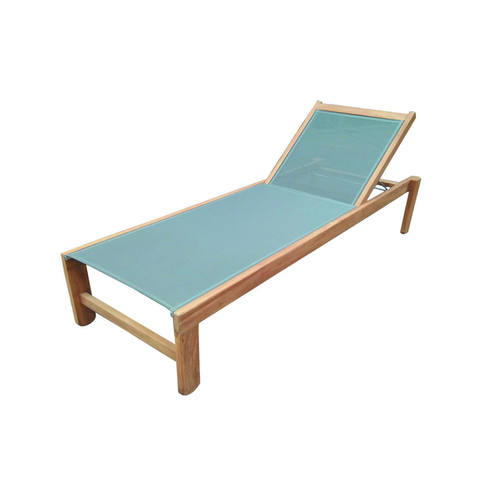 Dixon Ξαπλώστρα Teak Ξύλινη 200x65x35cm