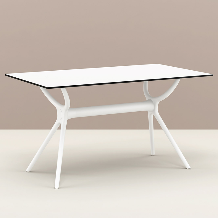 AIR ΤΡΑΠΕΖΙ 140Χ80Χ74εκ. WHITE LAMINATE 12mm