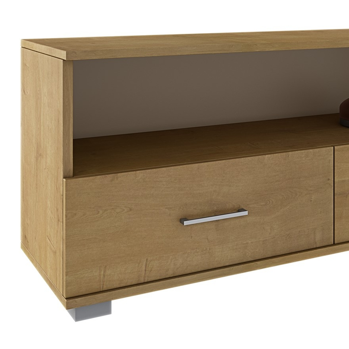 Έπιπλο Τηλεόρασης με 2 Συρτάρια και 1 Ράφι Ελληνικής Κατασκευής 120x40xH51cm ALN